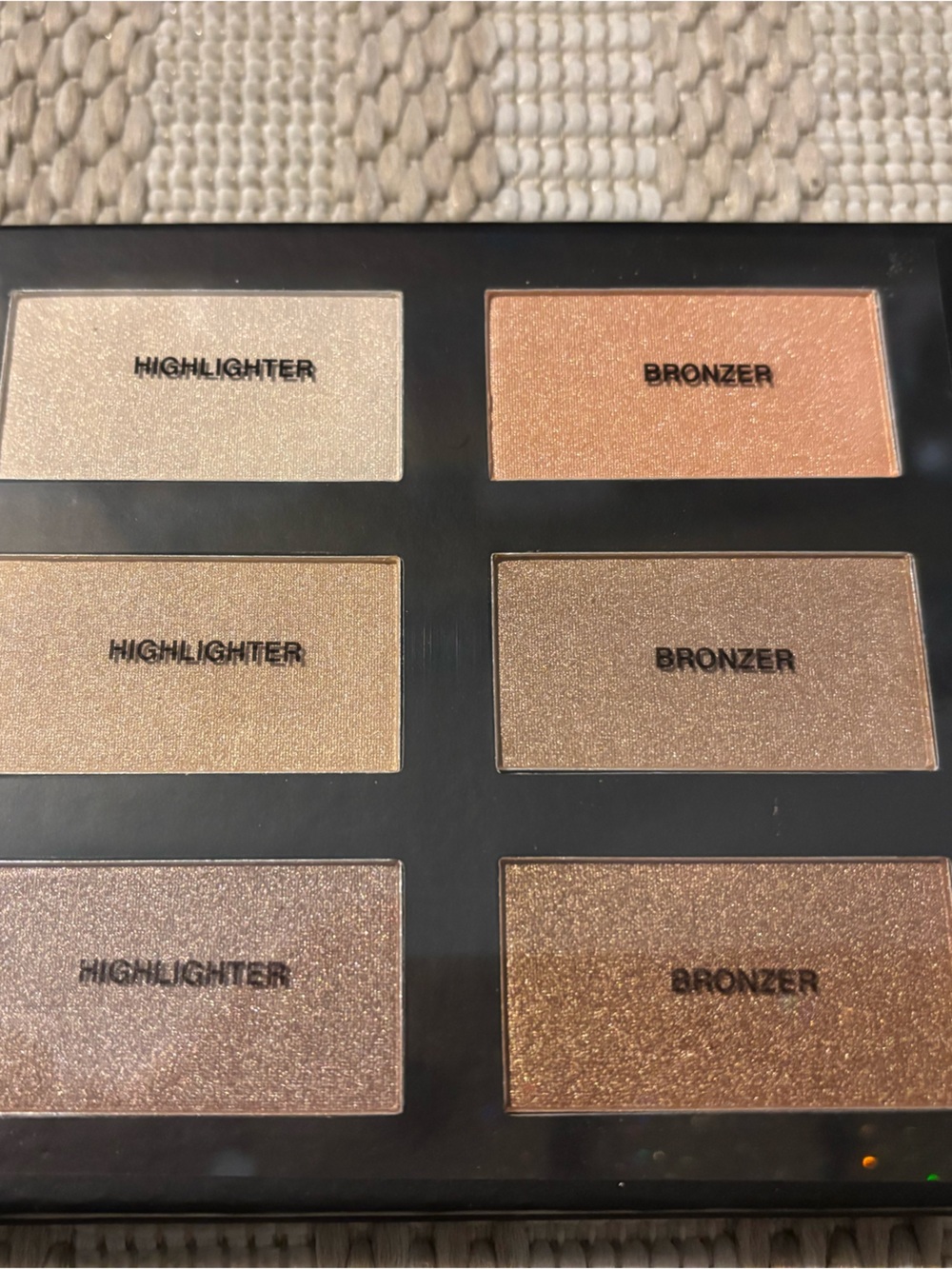 Macy's Shimmer Highlighter & Bronzer Palette - Champagne, Gold, Bronze, Peach
